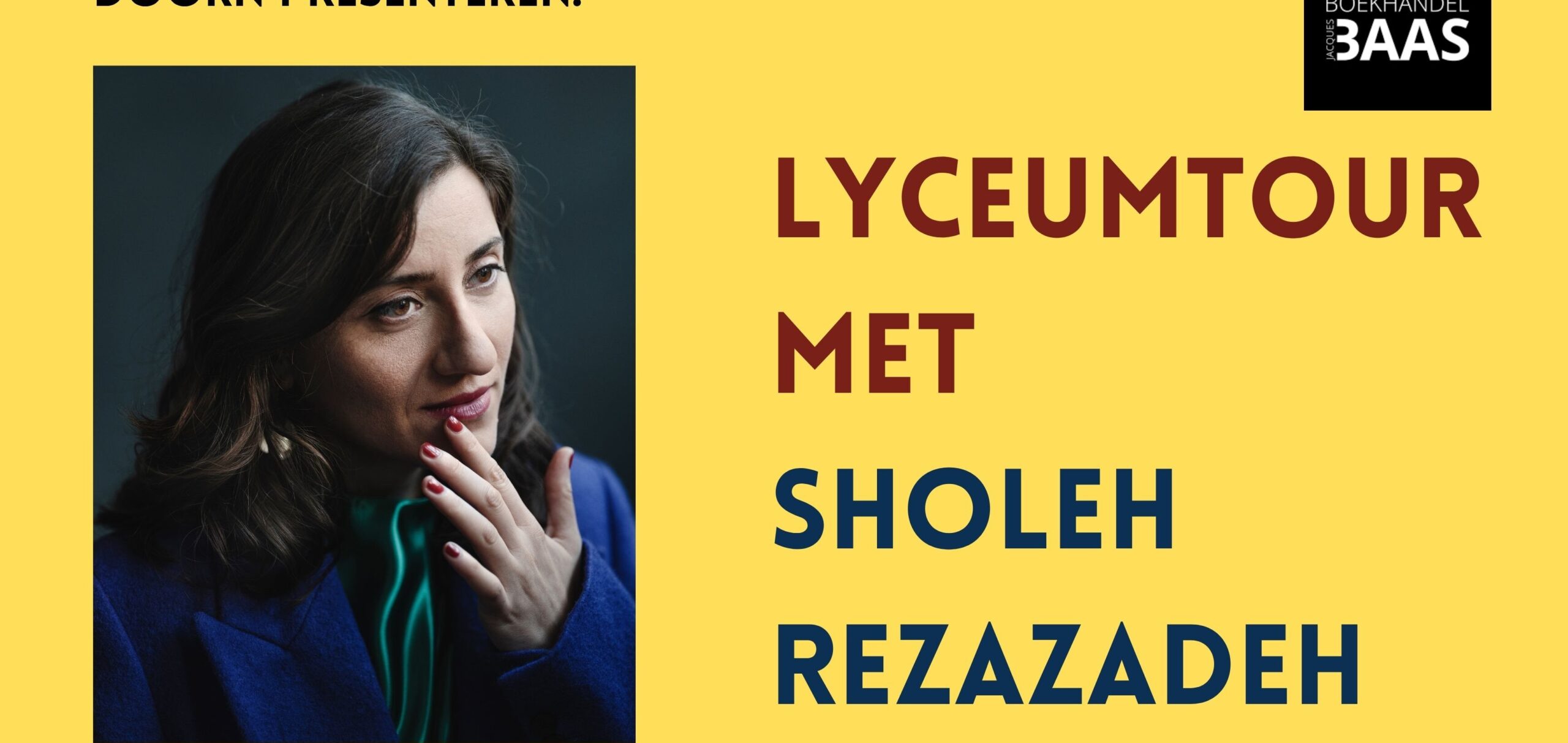 Lyceumtour met Sholeh Rezazadeh